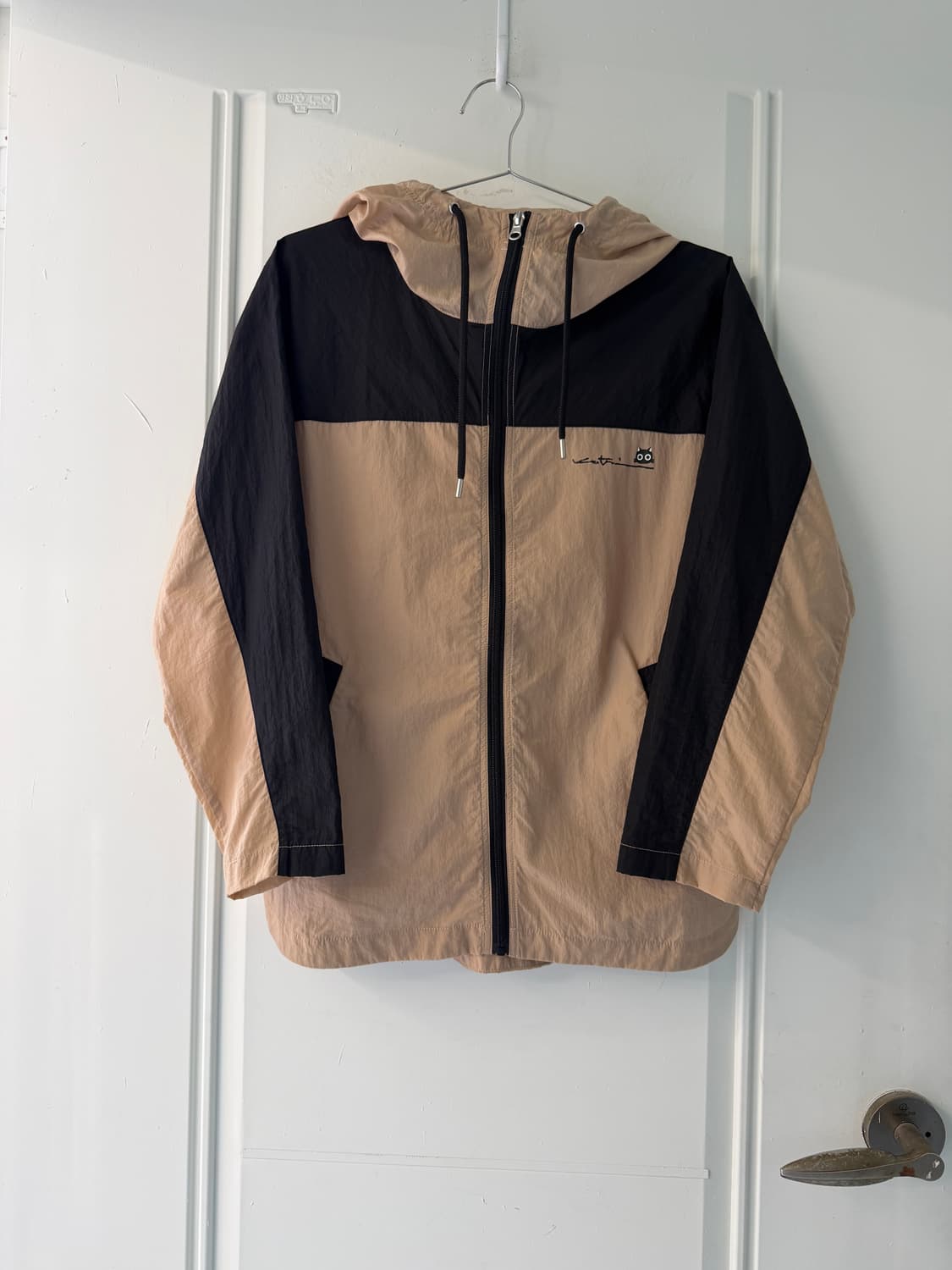 일본빈티지 고양이 바람막이 자켓 상품이미지6