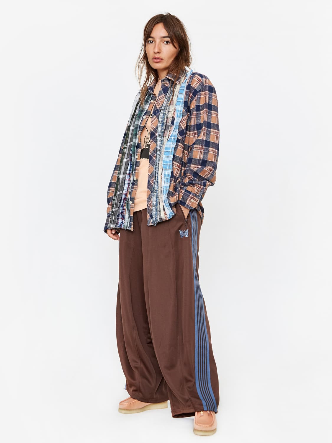 니들스 HD 트랙팬츠 브라운 (M) 상품이미지4