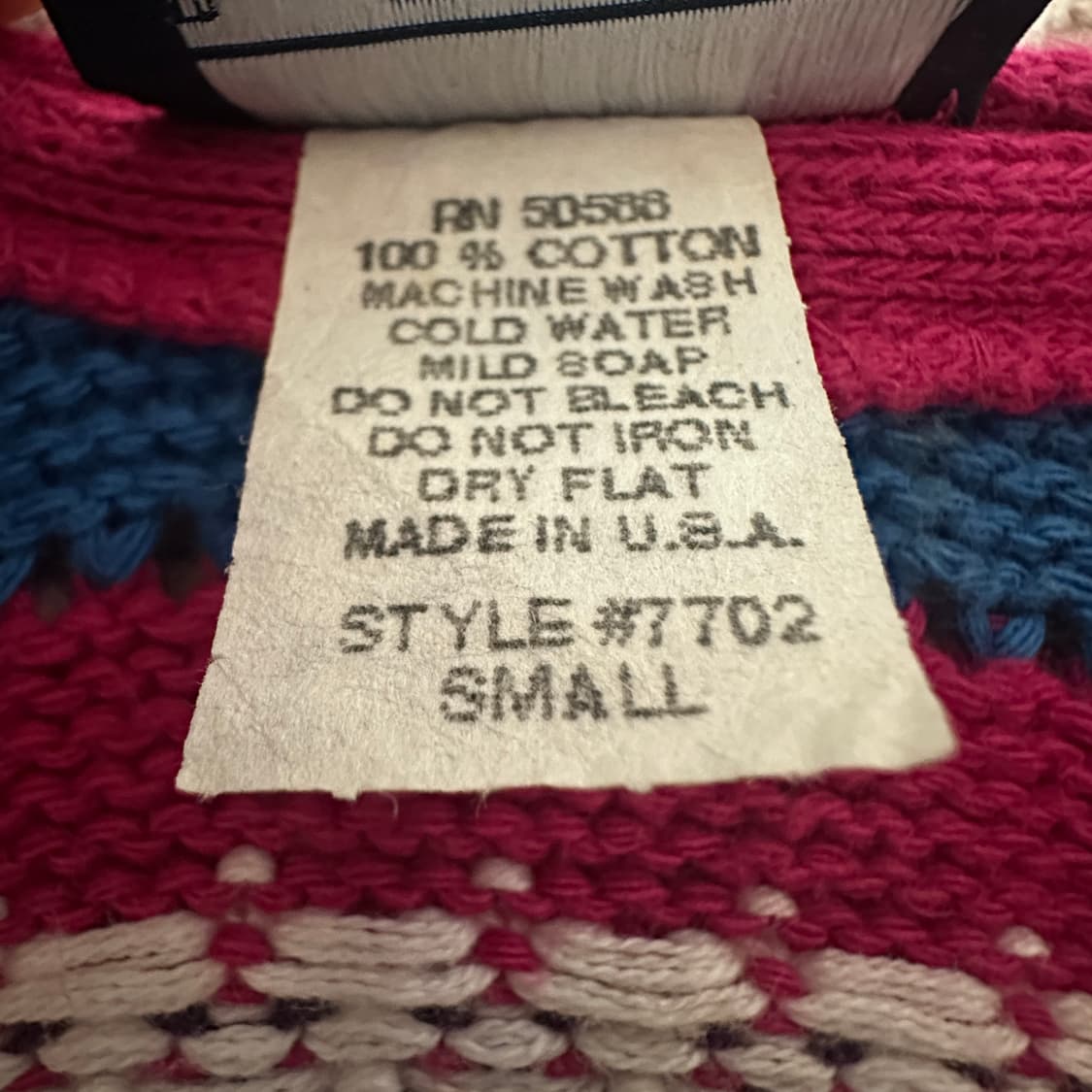 VINTAGE usa made knit vest 상품이미지4