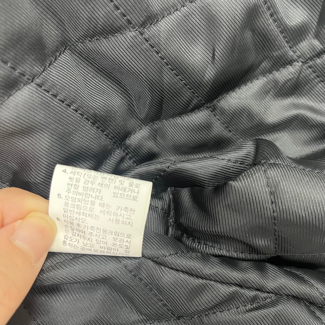 빈티지 블랙 카우 레더 자켓 상품이미지7