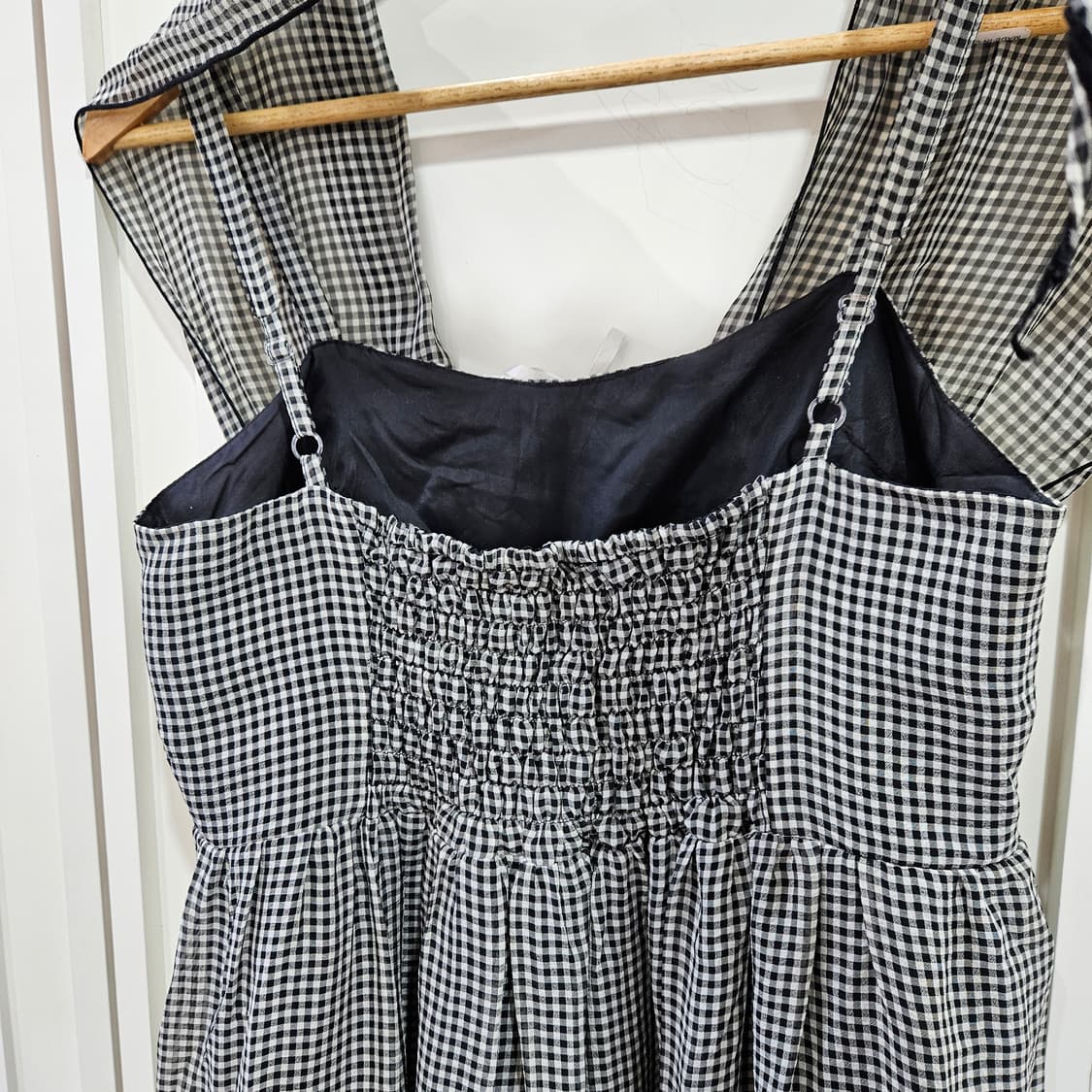 엑시즈팜(Axes Femme) 깅엄체크 레이스 원피스 상품이미지9