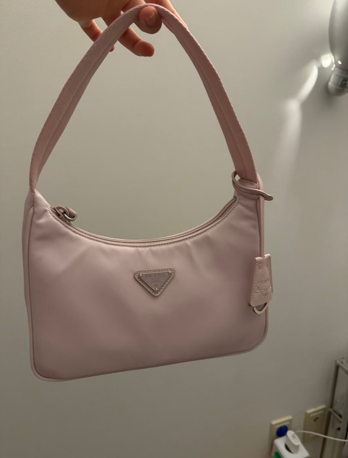 프라다 리나일론 리에디션 2000 미니백 앨러배스터 핑크 상품이미지3