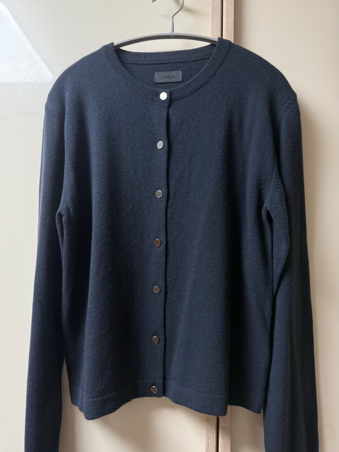 (2) mudule short knit cardigan night 상품이미지2