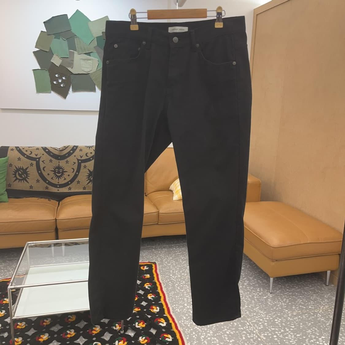 인스턴트데님 모던 락시크 블랙진 데님 흑청팬츠 30인치 C07985 상품이미지3