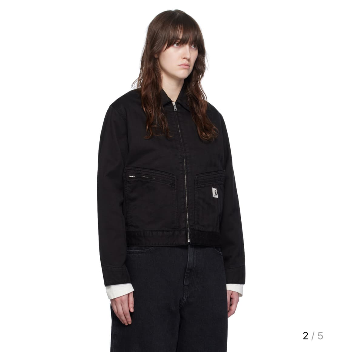 칼하트 W NORRIS 자켓 M사이즈 블랙색상 상품이미지4