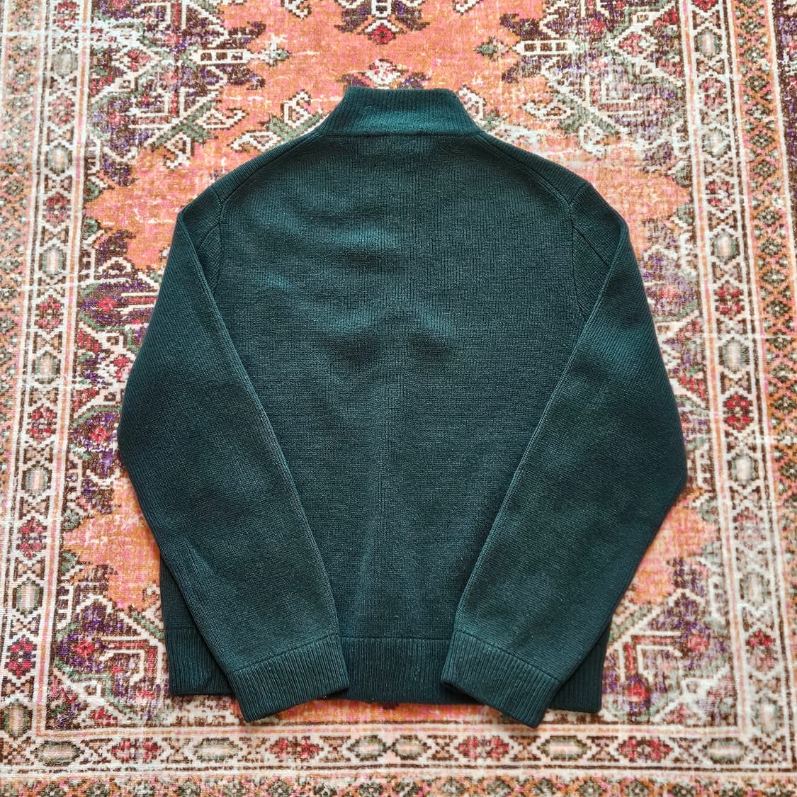 폴로 집업 가디건 / 스웨이드 패치 상품이미지4