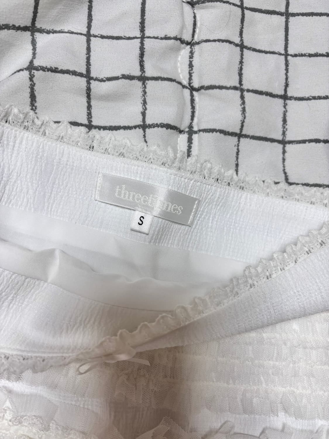 (SET)쓰리타임즈 비쥬 스커트 탑 세트 상품이미지5