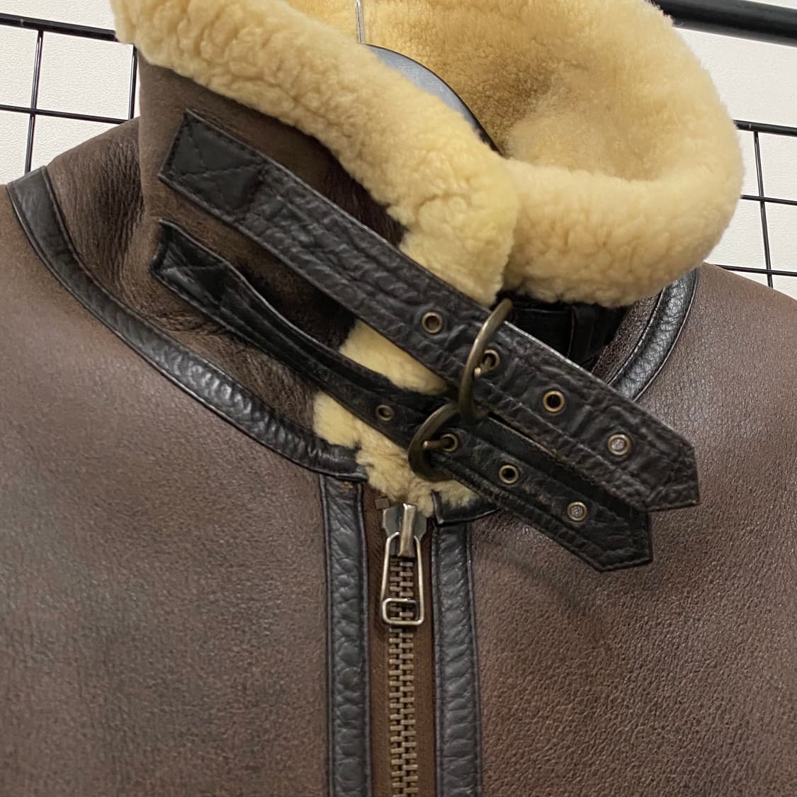 Italy 빈티지 B-3 양가죽 양털 무스탕 상품이미지5