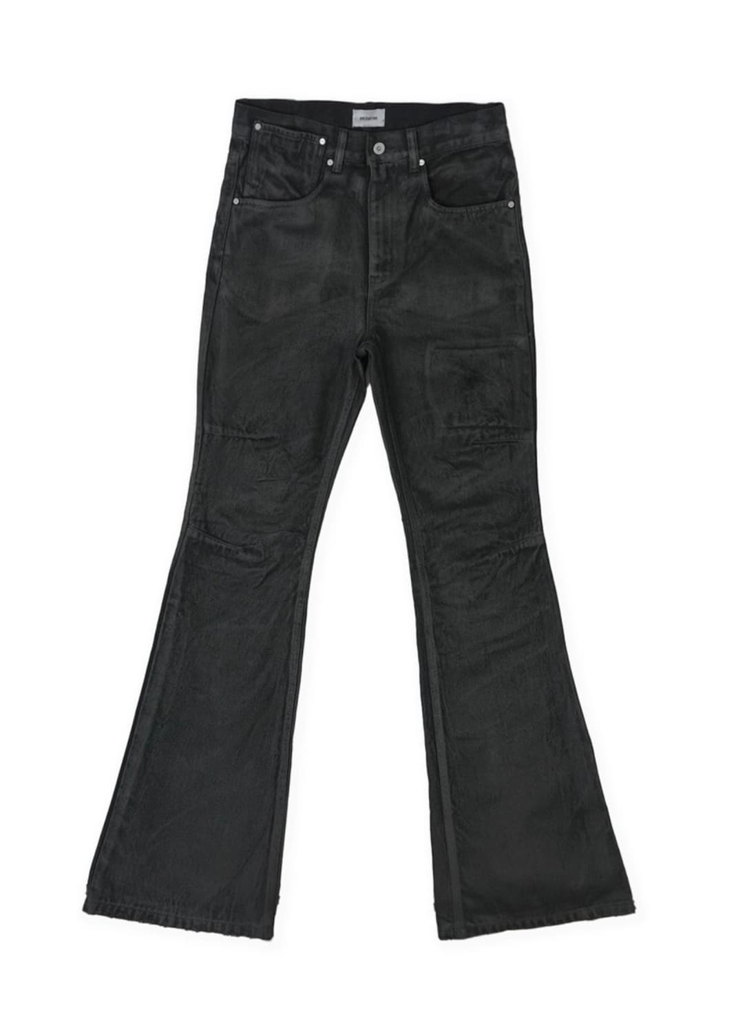 Waxed flare denim pants 상품이미지1
