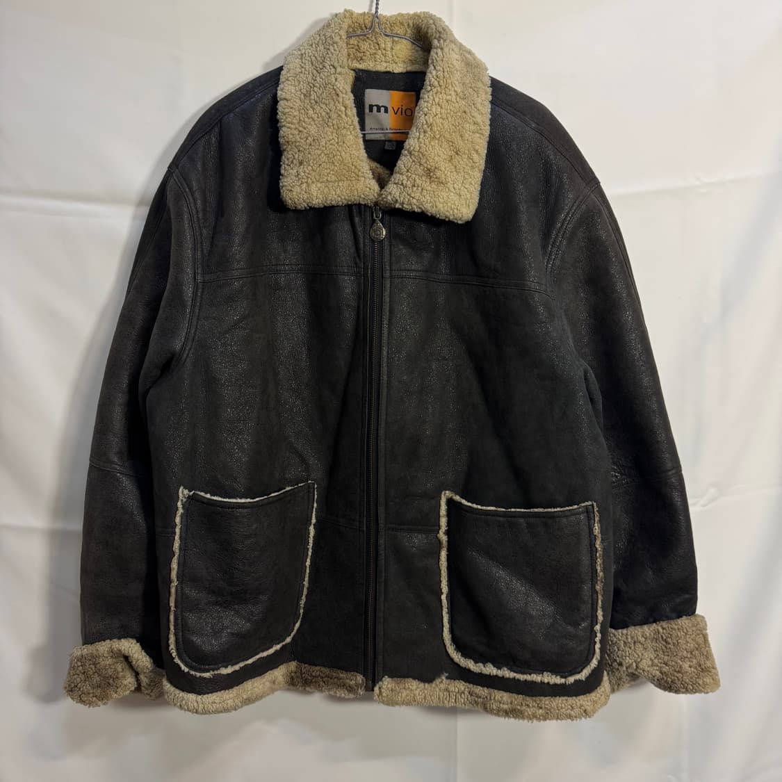 Mvio 양가죽 무스탕 자켓 상품이미지1