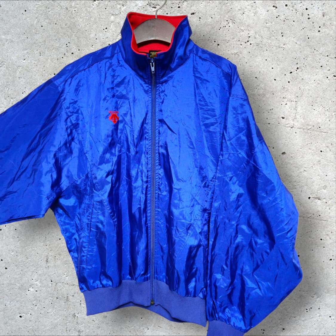 90's 데상트 일본판 아노락 블루종 바람막이 (100/L) 상품이미지5