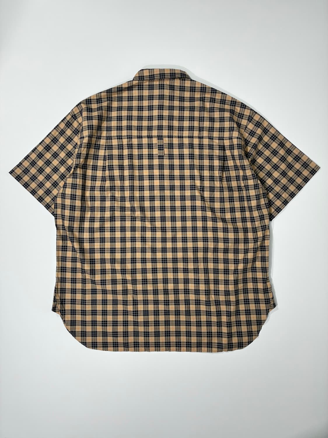 스튜디오니콜슨 소로노 셔츠 마드라스 체크 오버사이즈 멀티컬러 L사이즈 상품이미지3