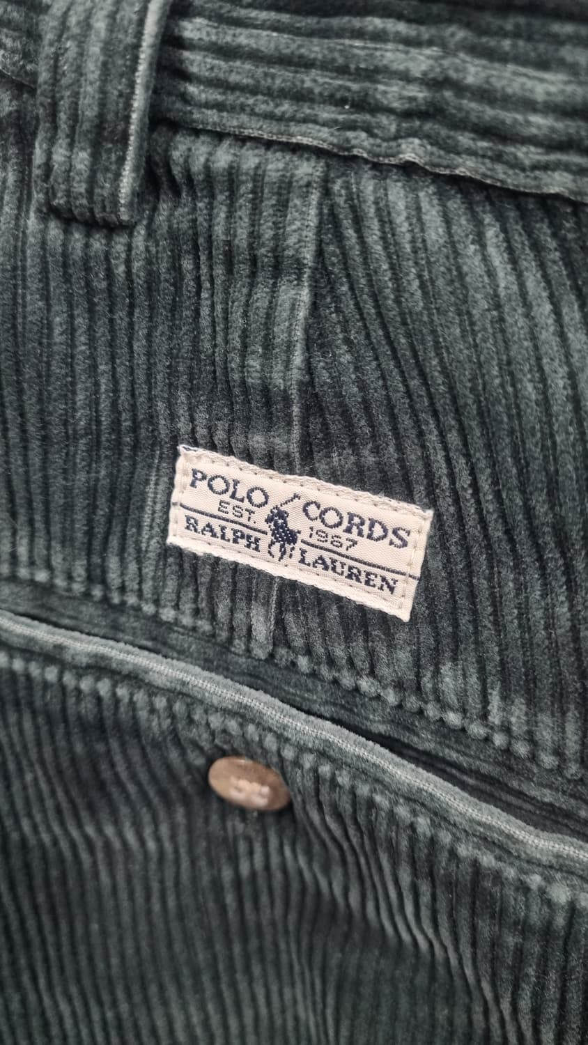 폴로랄프로렌 90s 레트로 골덴바지 허리34~35  기장104 상품이미지3