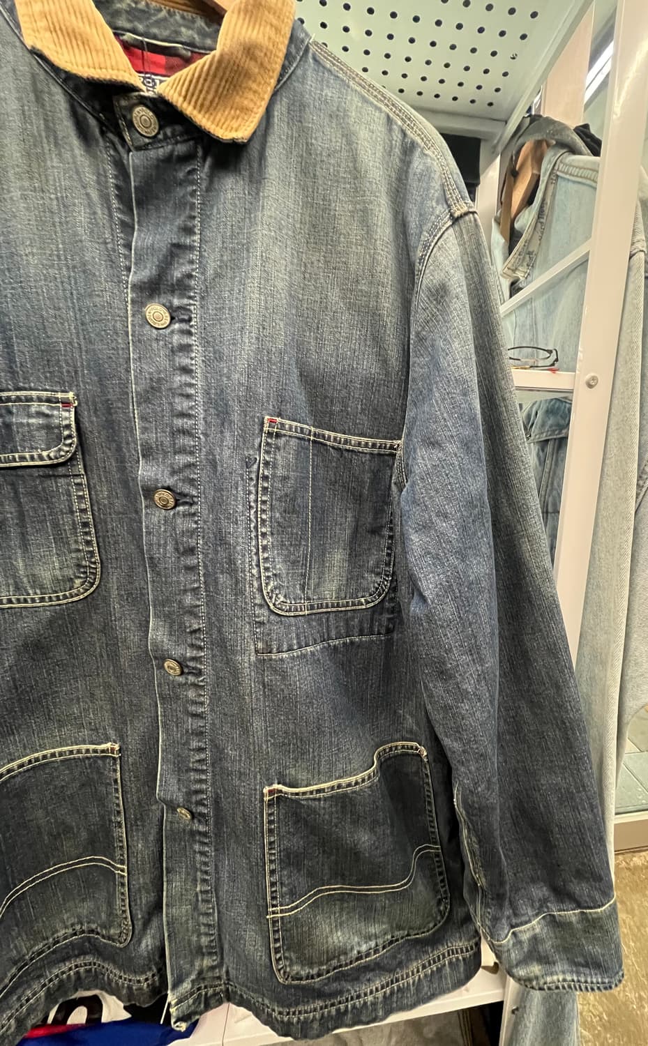 00s 폴로 랄프로렌 데님 초어 워크 자켓 상품이미지4