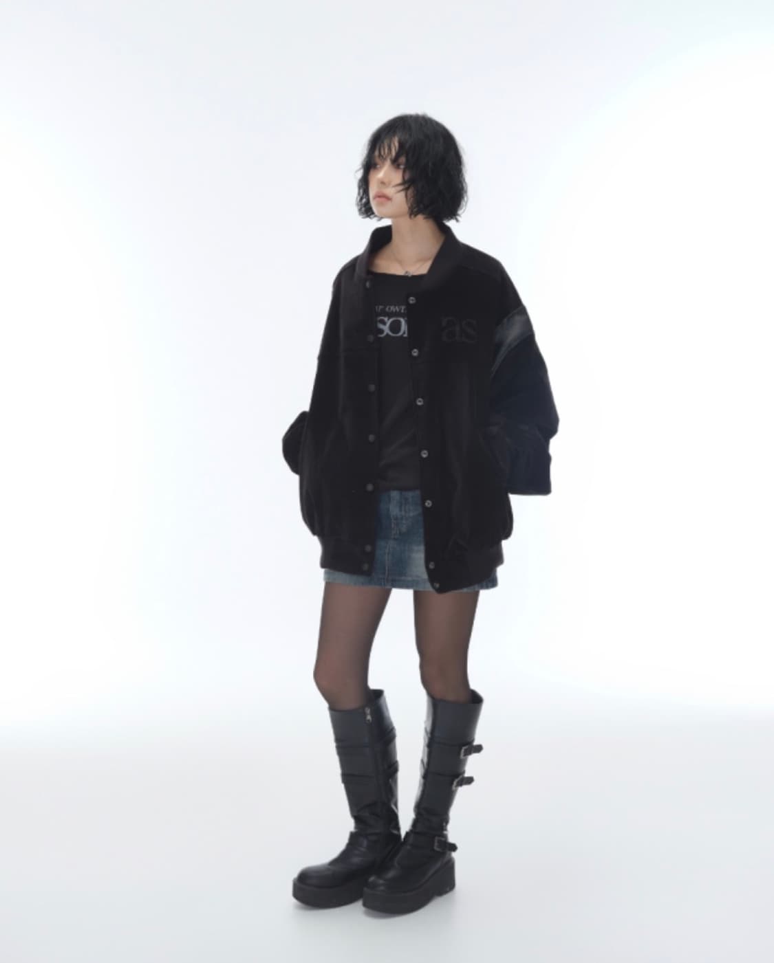 애즈온 as on 미고스 바시티 자켓 상품이미지2