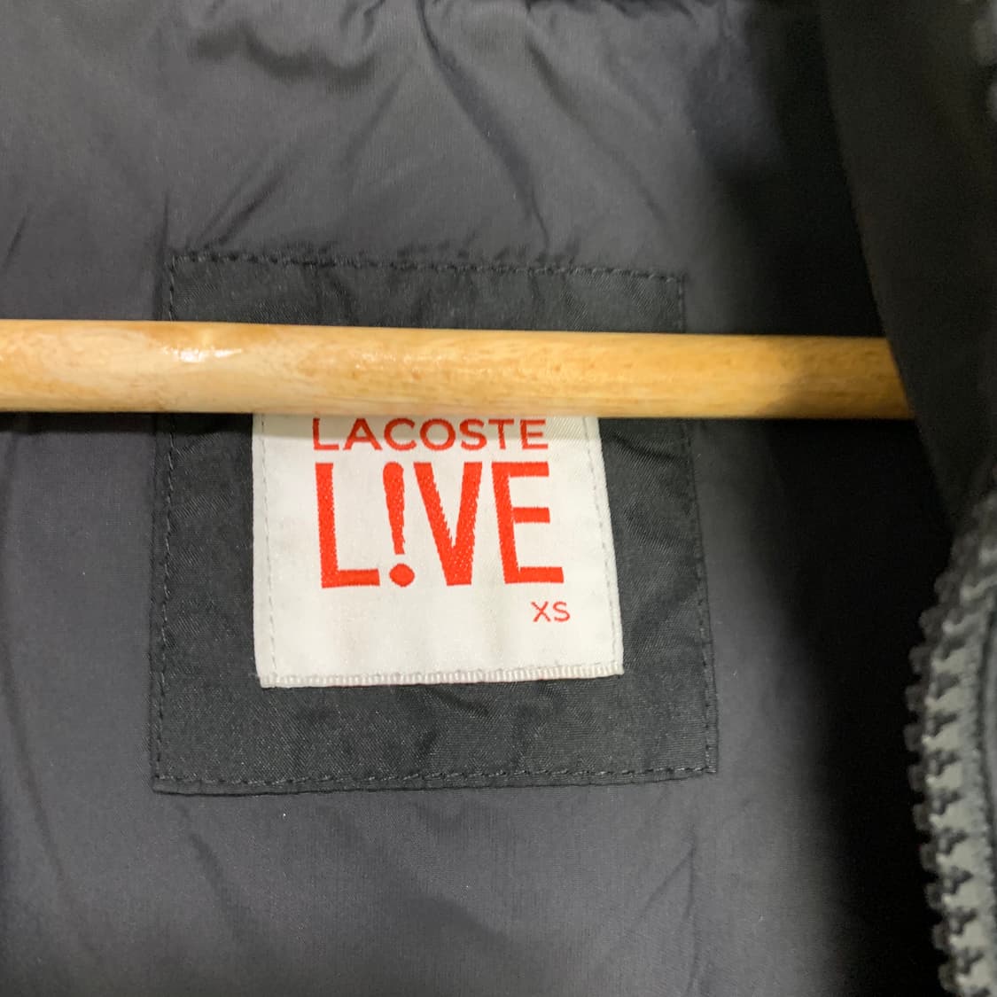 라코스테 블랙 롱 패딩 점퍼 빈티지 XS 남녀공용 상품이미지8