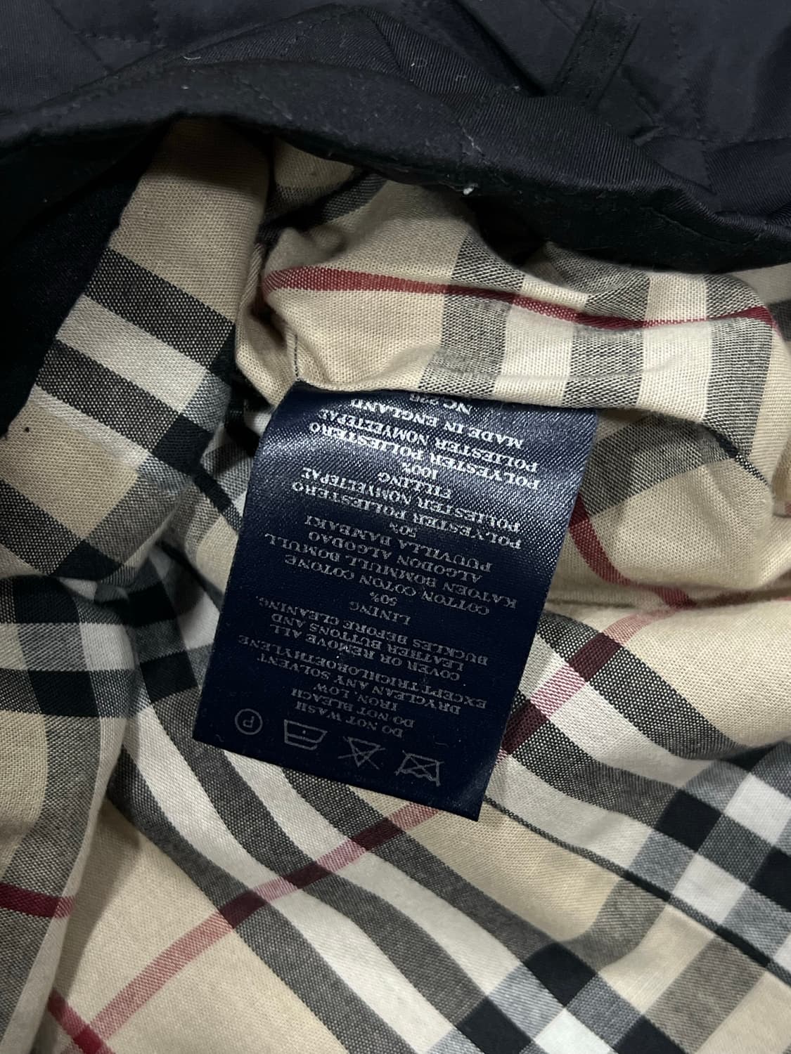 버버리 우먼스 빈티지 퀄팅 자켓 블랙 상품이미지6