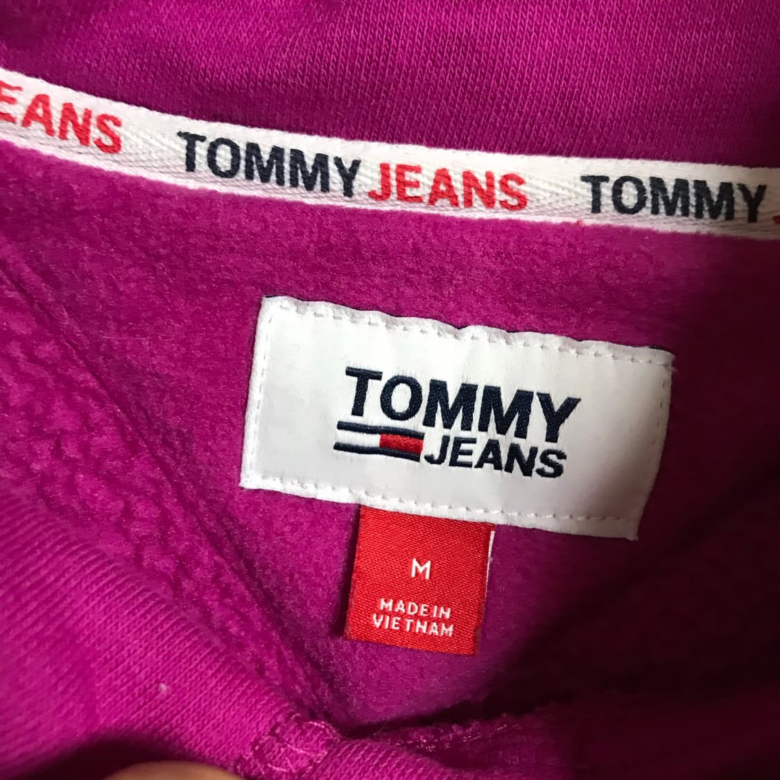 타미 중로고 후리스 후드티 상품이미지3