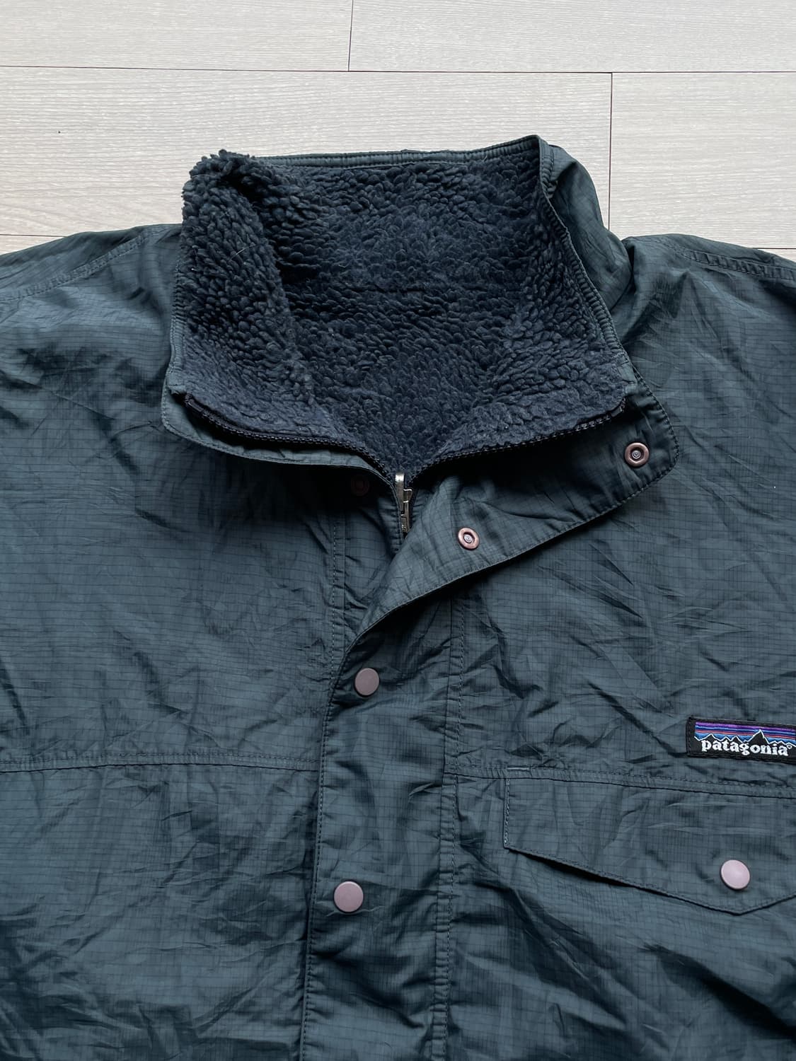 파타고니아 글리세이드 블랙 자켓 딥파일 상품이미지3