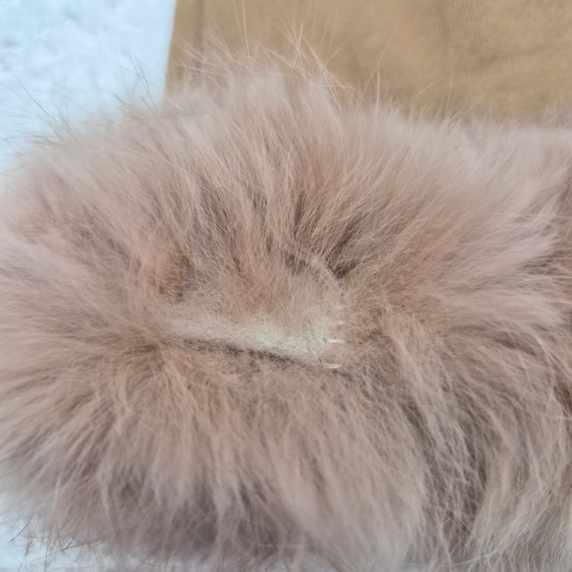 토끼털 면 베이지 겨울 방한 여성 장갑 상품이미지8