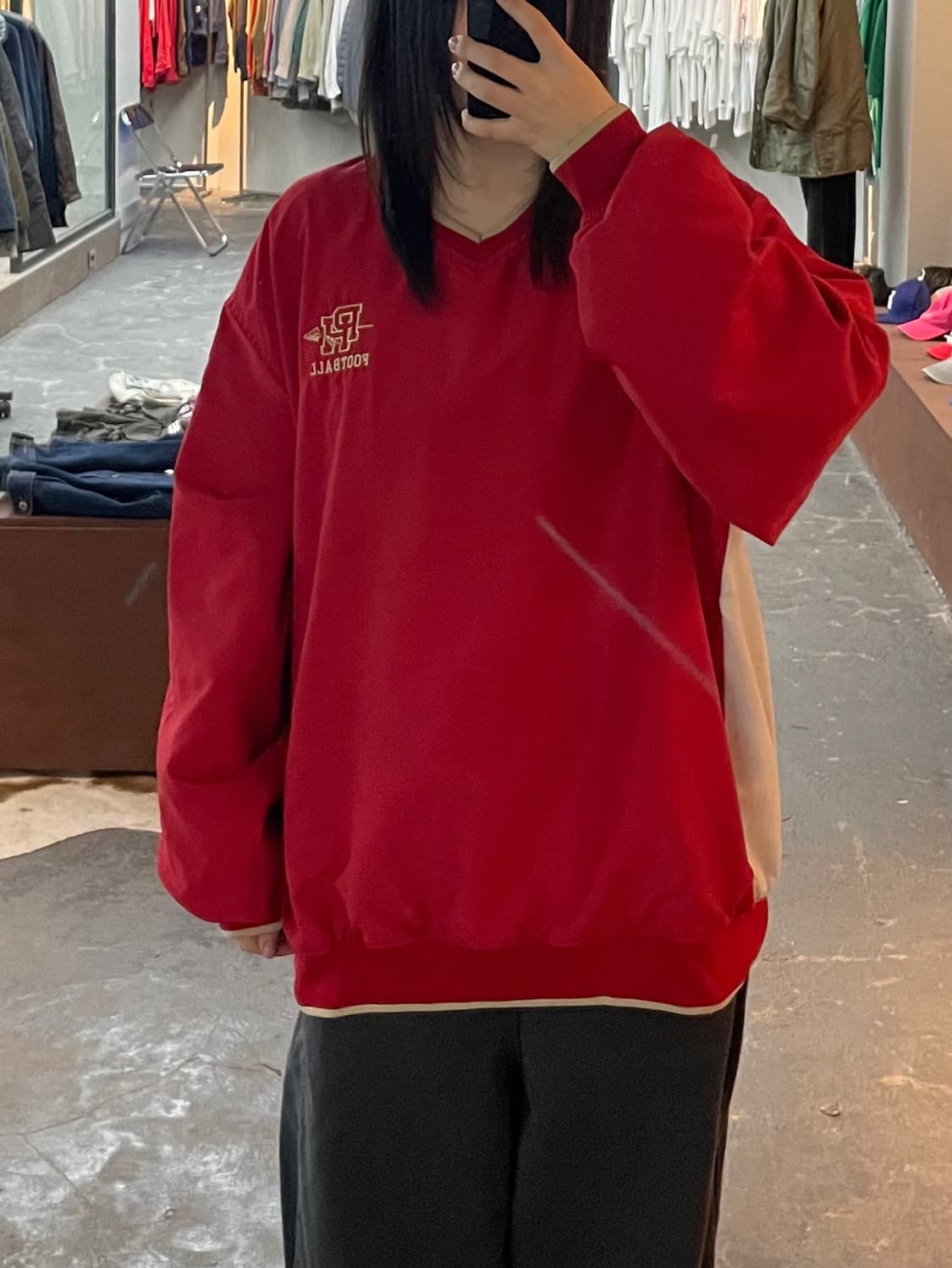 나이키 올드스쿨 풋볼 레드 웜업 H2056 상품이미지1