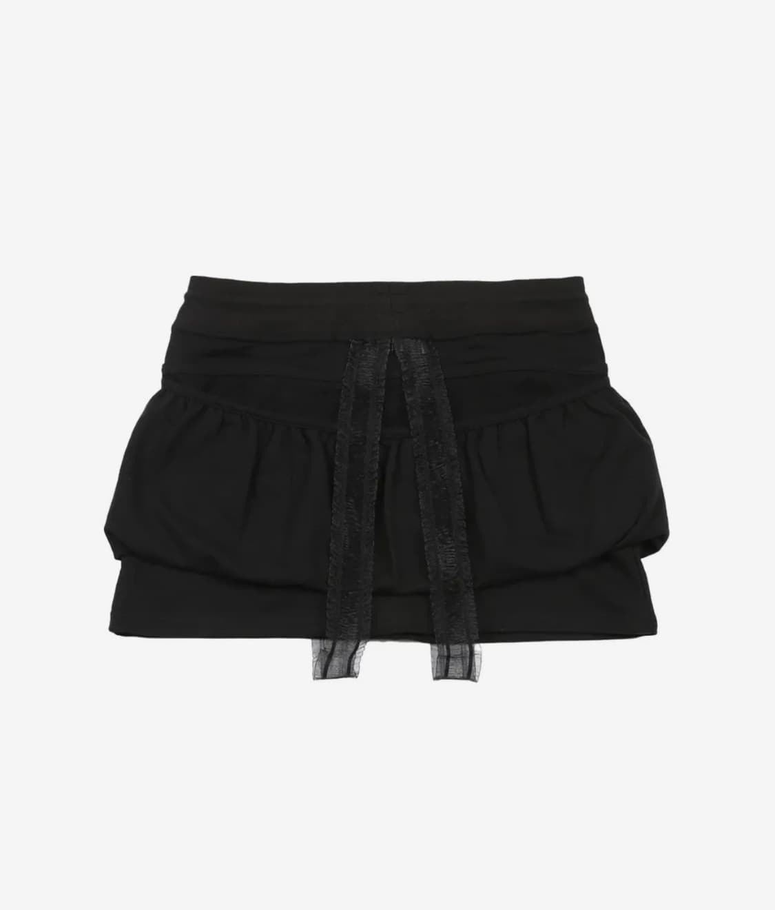 오스하이 SWEAT BALLOON SKIRT BLACK 오스하이 스커트 상품이미지3