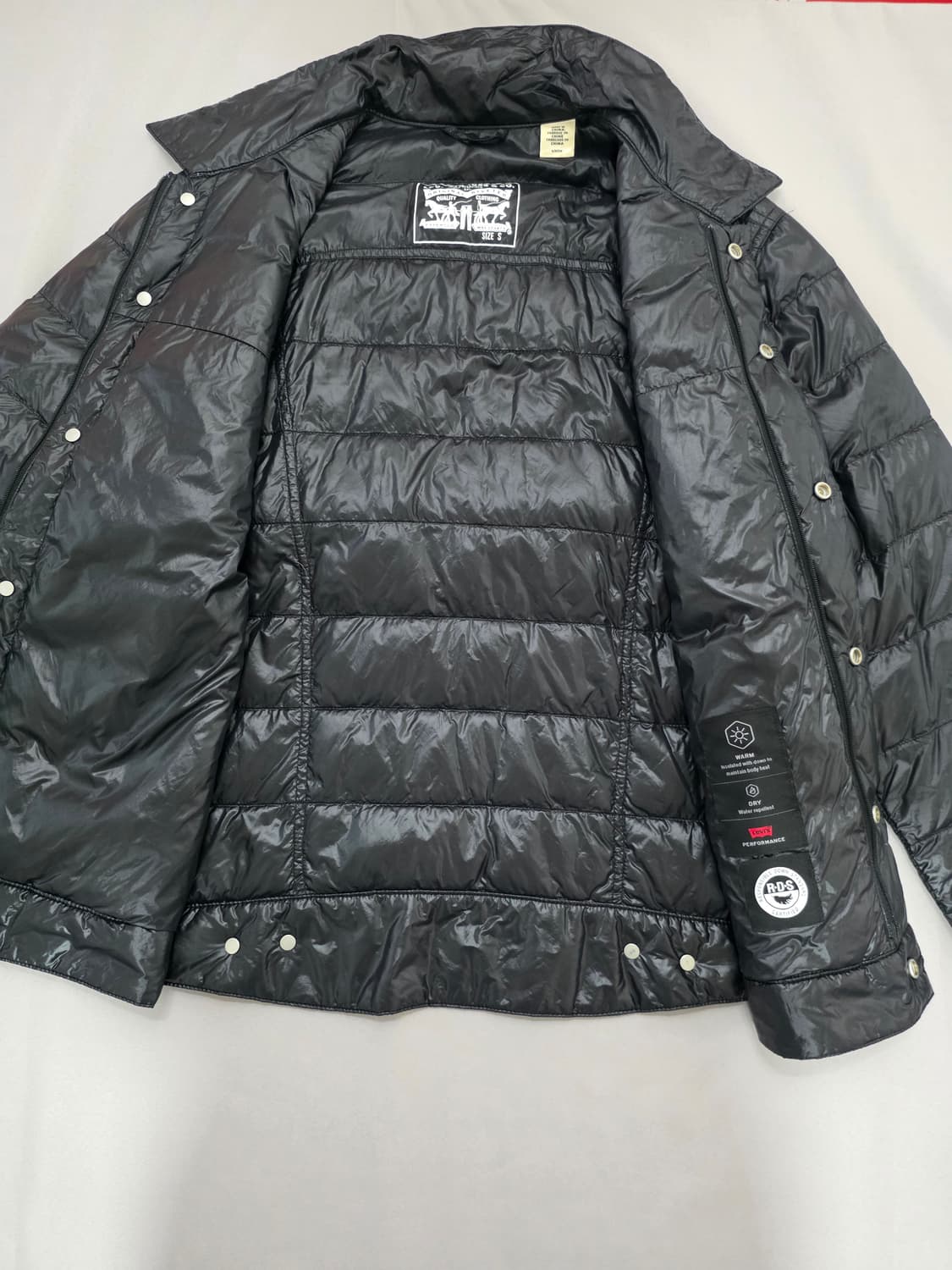 리바이스 구스다운 경량 트러커 자켓 상품이미지6