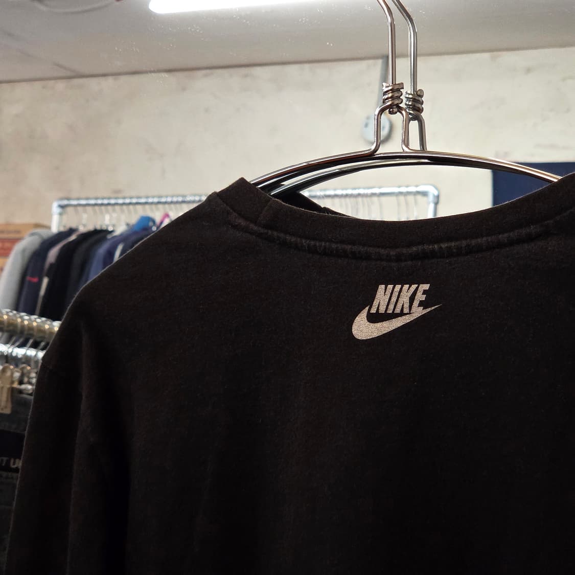 나이키 스우시 로고 블랙 롱슬리브 상품이미지6