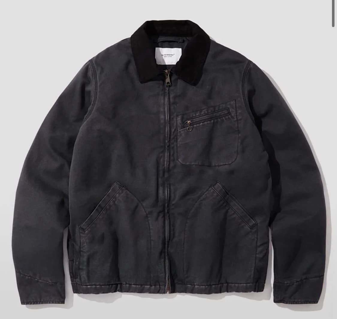 아웃스탠딩 헤비 캔버스 워크자켓(차콜/사이즈1) 상품이미지1