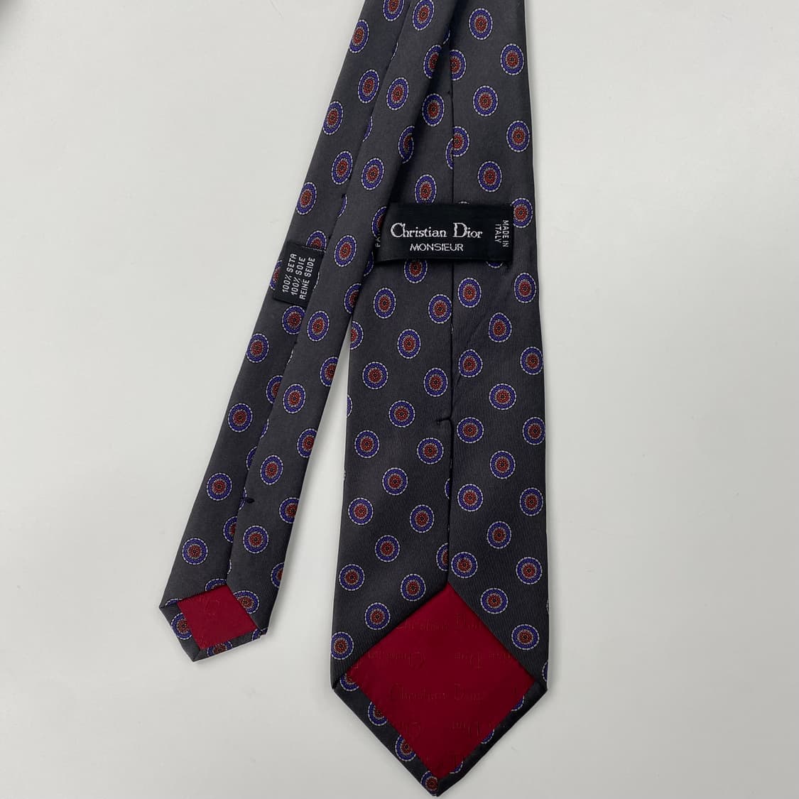 크리스찬 디올(Dior) 심플로고 명품 정품넥타이 상품이미지4