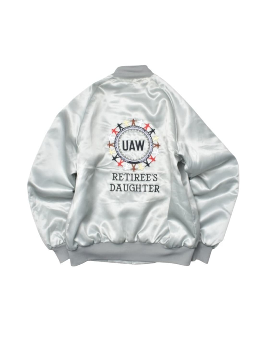 90S USA 새틴 스타디움 자켓 M M0040 상품이미지3