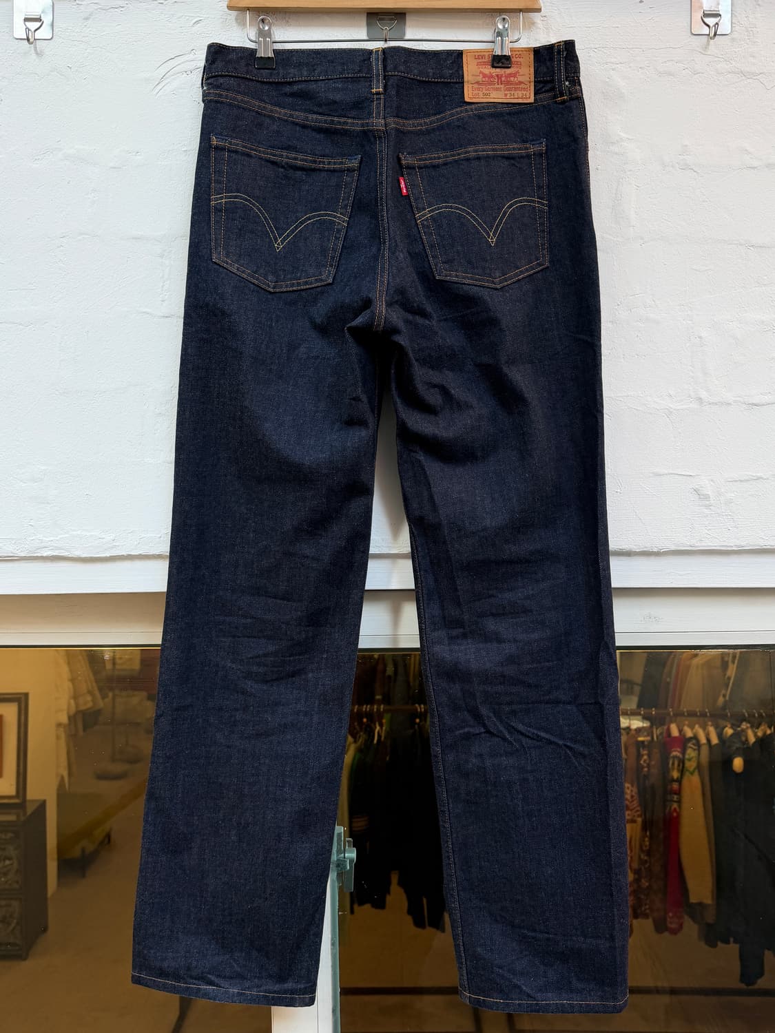 Levis 502 리바이스 재팬 스트레이트 데님 진 34x34 상품이미지9