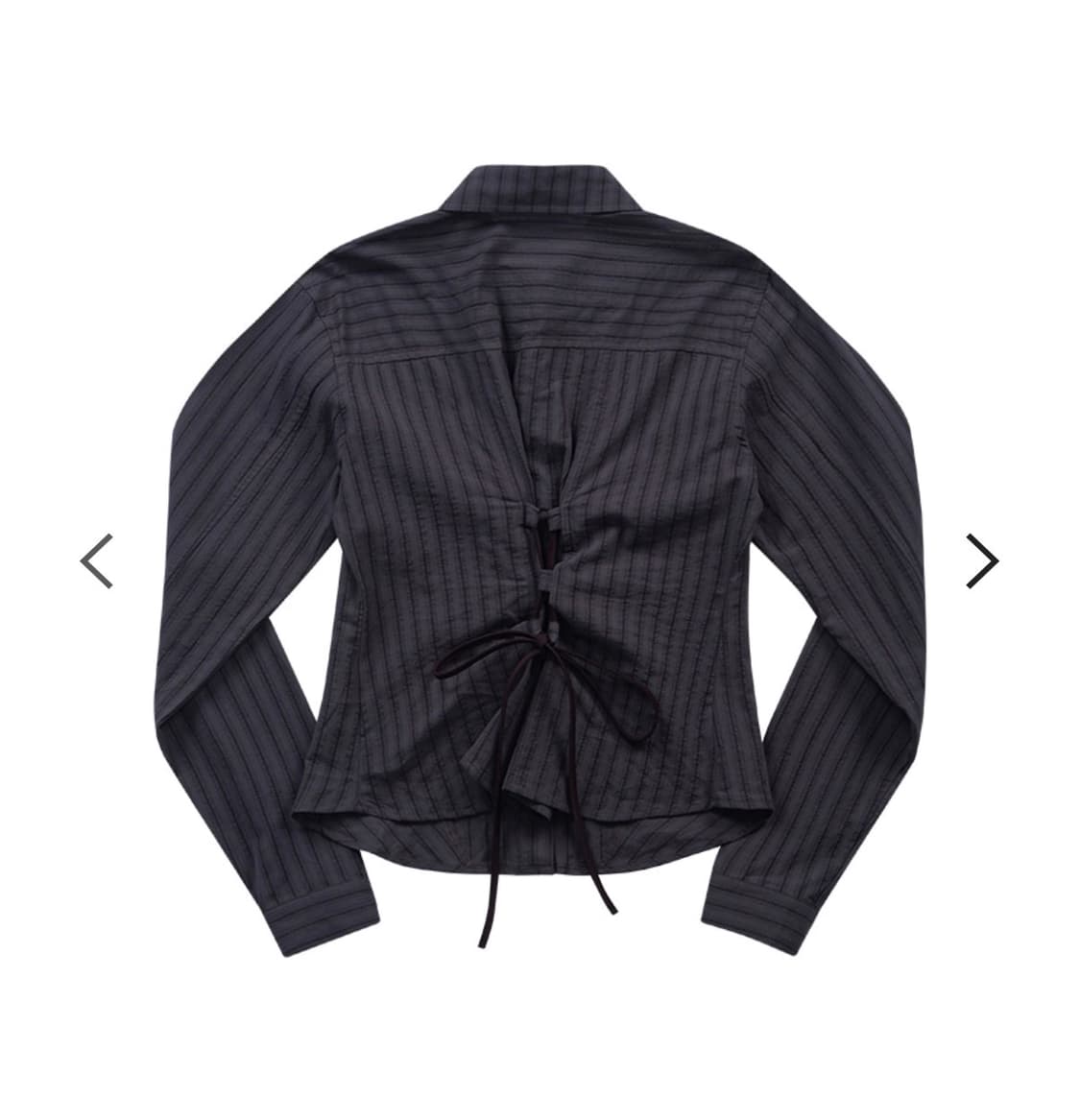 애즈온 niko corset shirt dark purple 상품이미지2