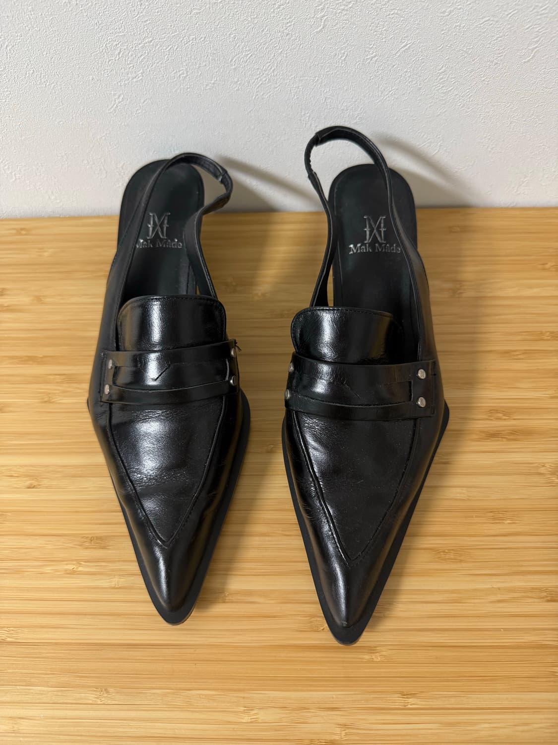 막 마드 Stud slingback black  상품이미지4