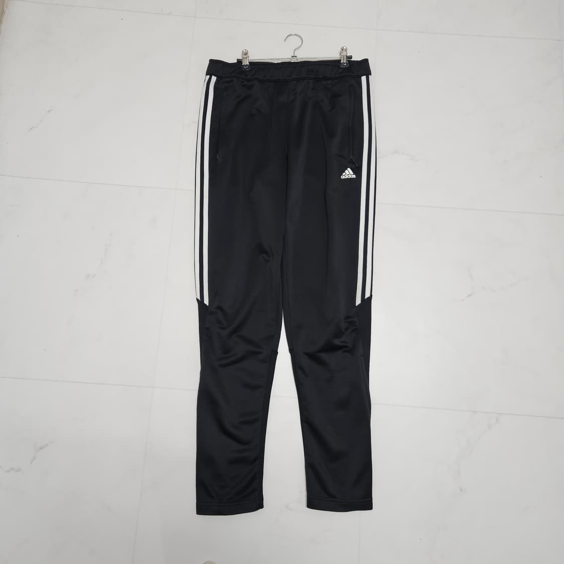 L 아디다스 삼선 트레이닝 바지 블랙 상품이미지1