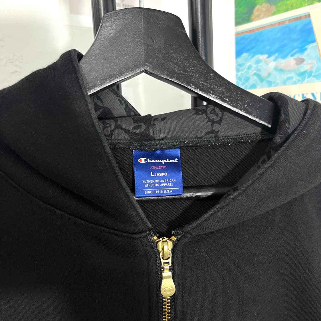 챔피온 골드 자수 후드집업 상품이미지9