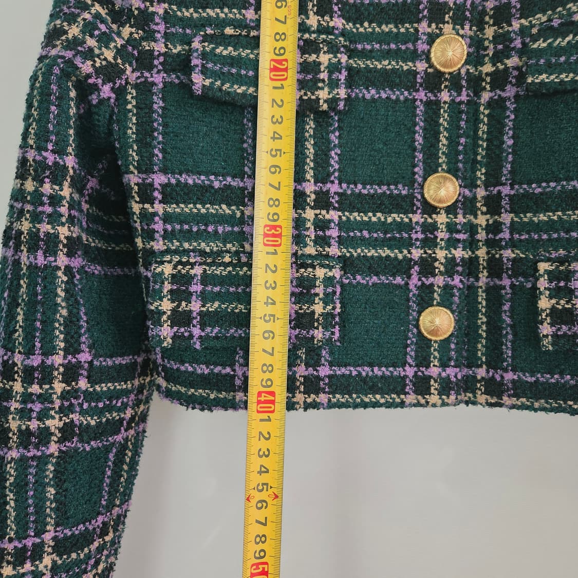 [VERANDA] 베란다 체크 트위드 크롭 자켓 여성 상품이미지6