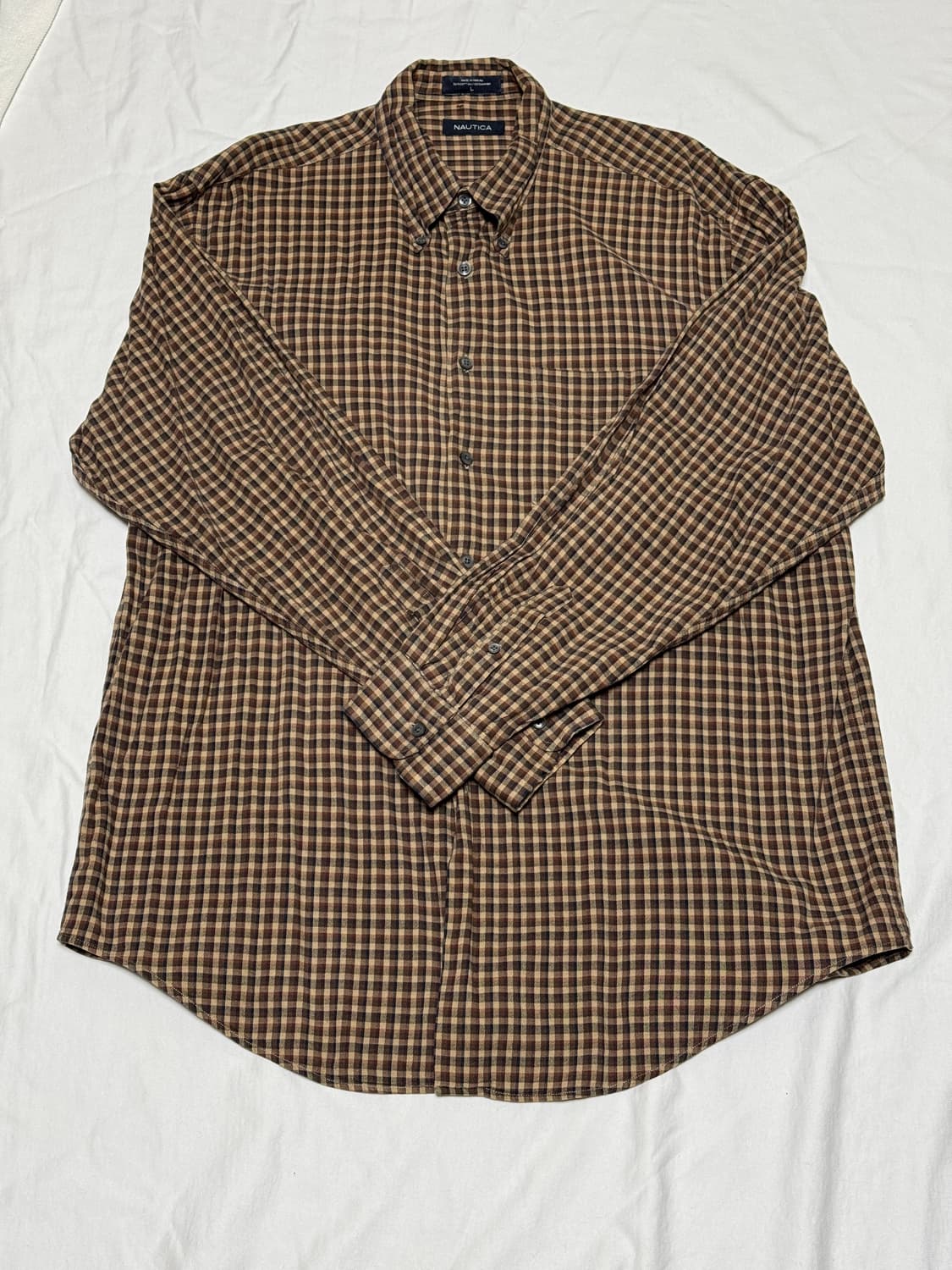 노티카(Nautica) 빈티지 클래식 체크 셔츠 상품이미지1