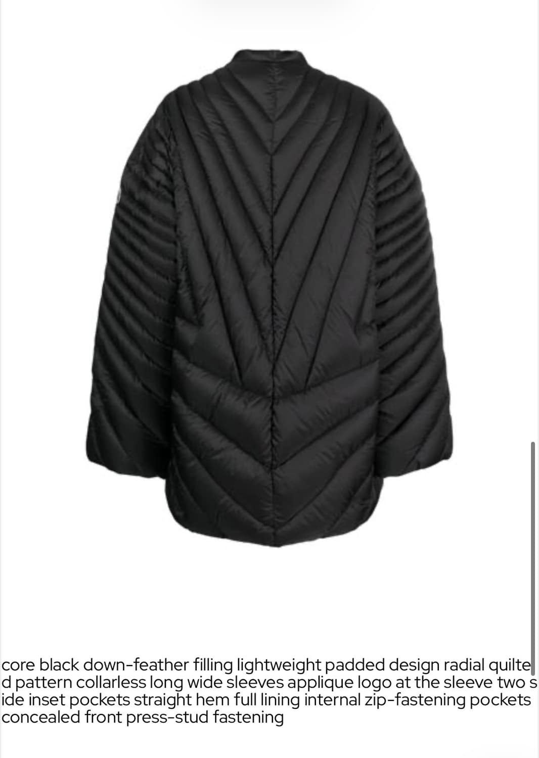 릭오웬스 몽클레어 패딩 상품이미지3