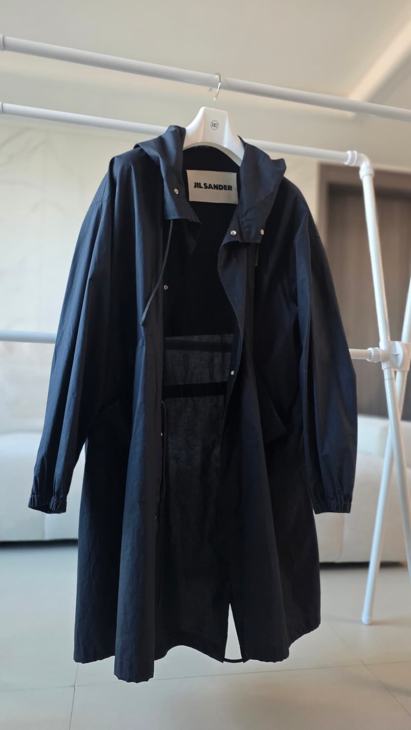 질샌더 백로고 오버핏 롱자켓 50  상품이미지2