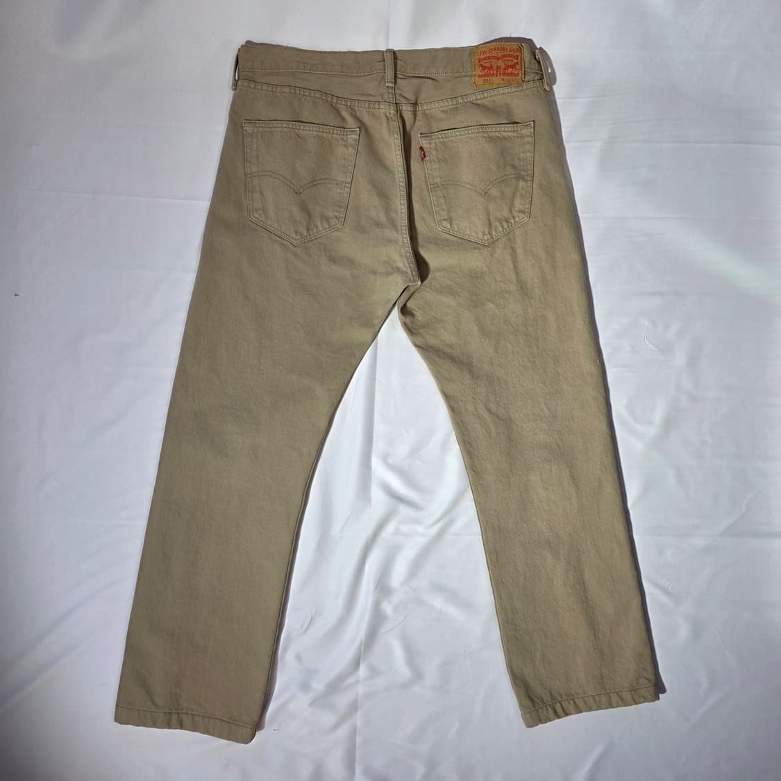 [W36L30]리바이스 501 브라운 데님팬츠 상품이미지5