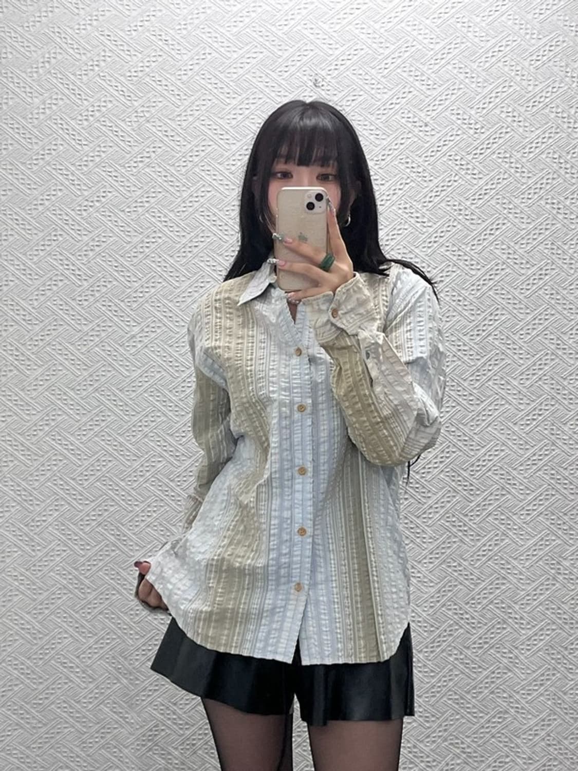 디젤 컨트리 레트로 빈티지 스트라이프 여름 셔츠 L C12650 상품이미지1