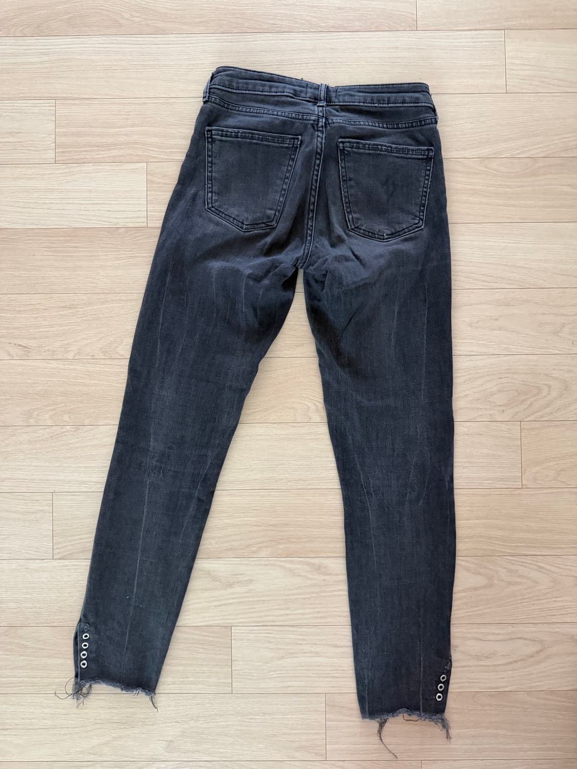 ZARA WOMAN 블랙 데님 팬츠 사이즈 34 상품이미지4