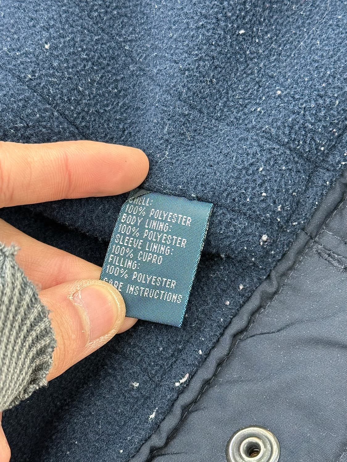 폴로 랄프로렌 네이비 폴리쉘 히든 후디 페리 자켓 상품이미지8