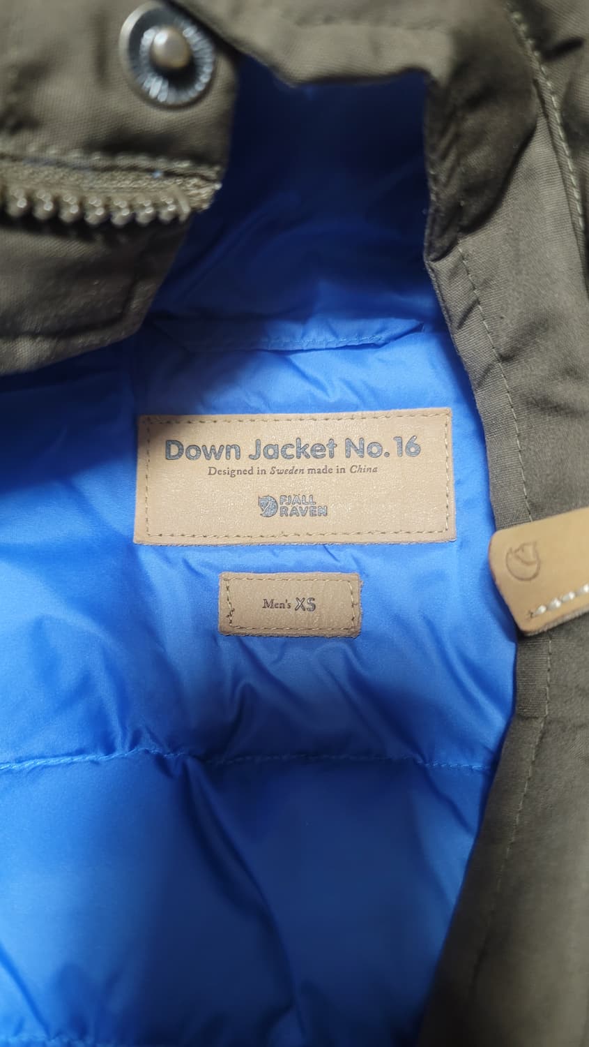 피엘라벤 넘버스 16 다운  상품이미지2