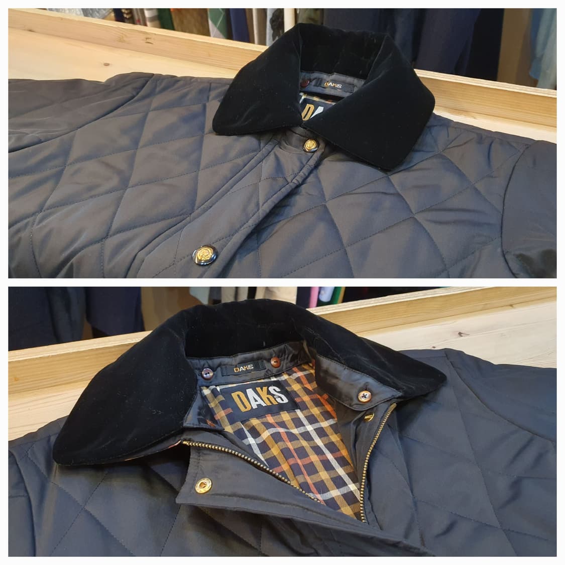 77.닥스 블랙 패딩코트 상품이미지5