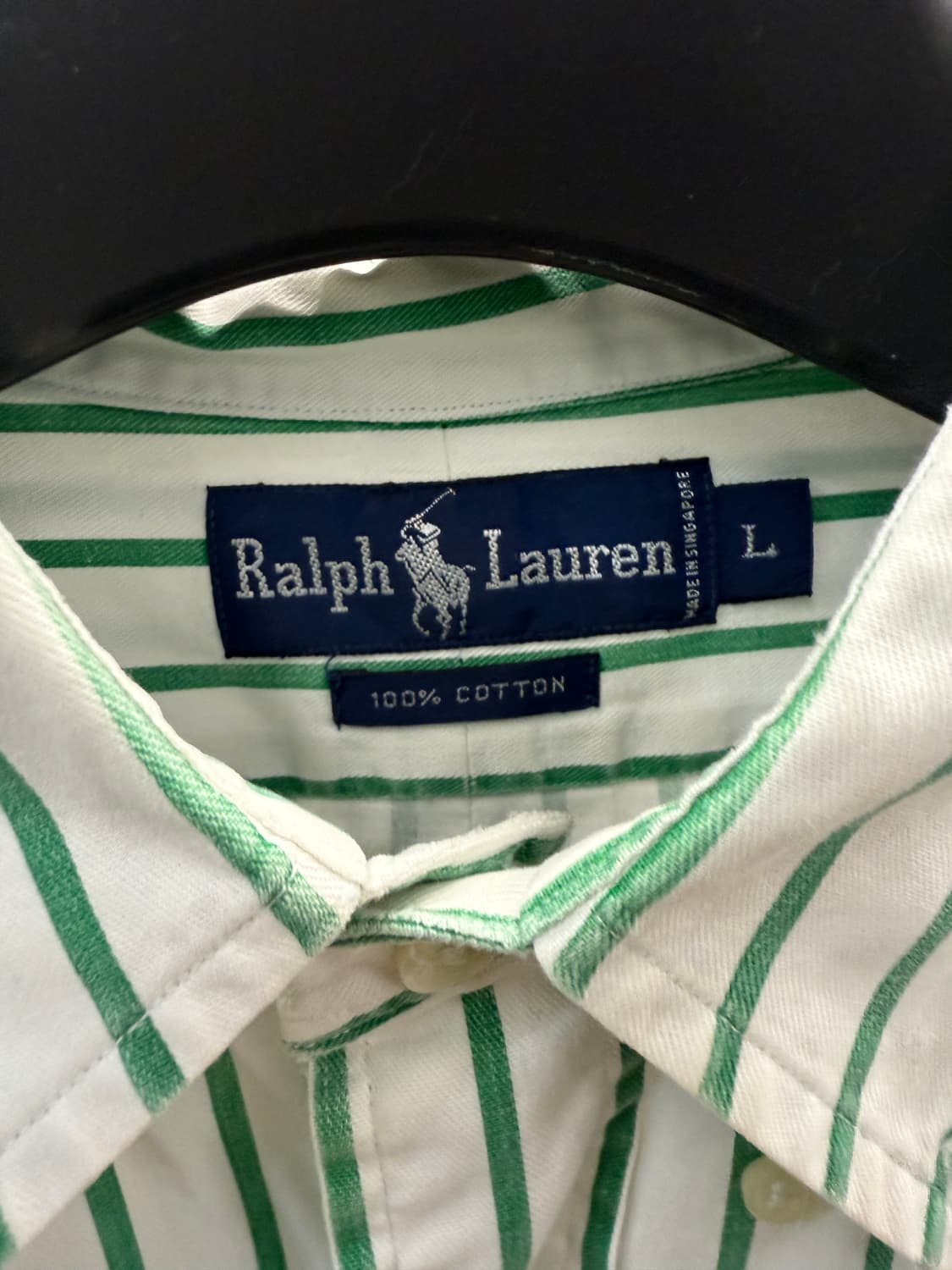 폴로 랄프로렌 스트라이프 셔츠 L 상품이미지3