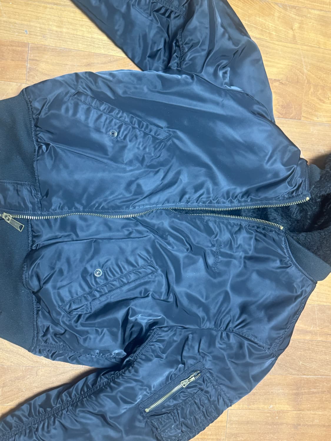 슈프림 포우 퍼 리버시블 MA-1 블랙 - 22FW 상품이미지3