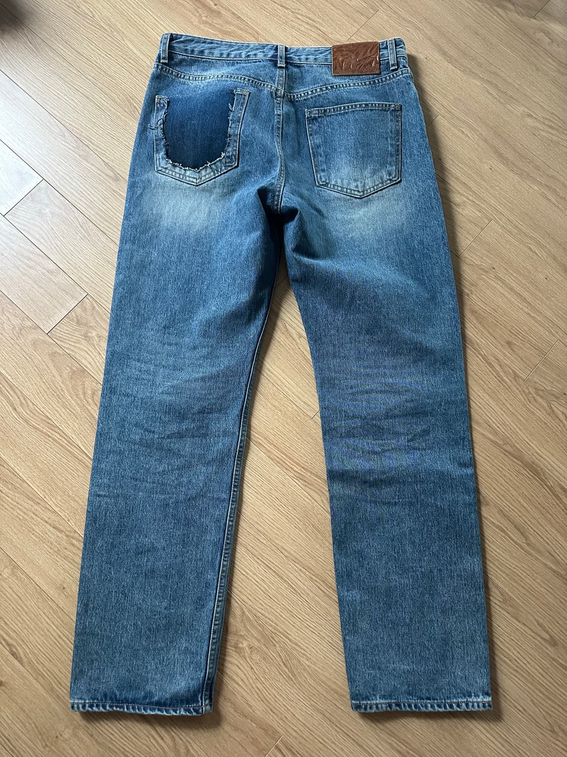 서피스에디션 LOST STRAIGHT DENIM PANTS INDIGO 상품이미지3