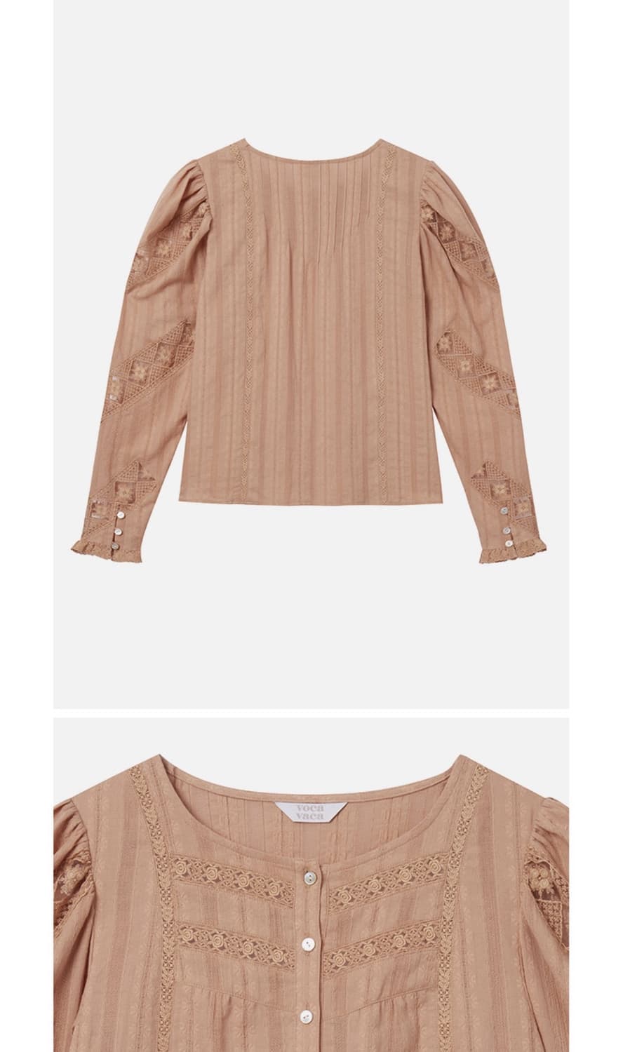 보카바카 레이스 블라우스 상품이미지5